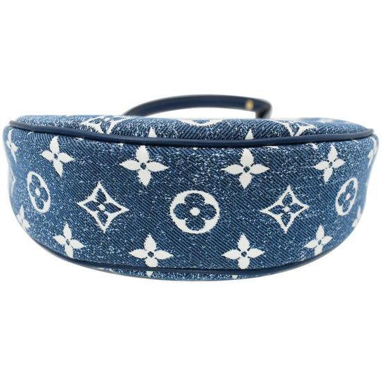 Louis Vuitton Loop Monogram Denim Jacquard Baguette Bag Navy Blue - Bunting  Online Auctions