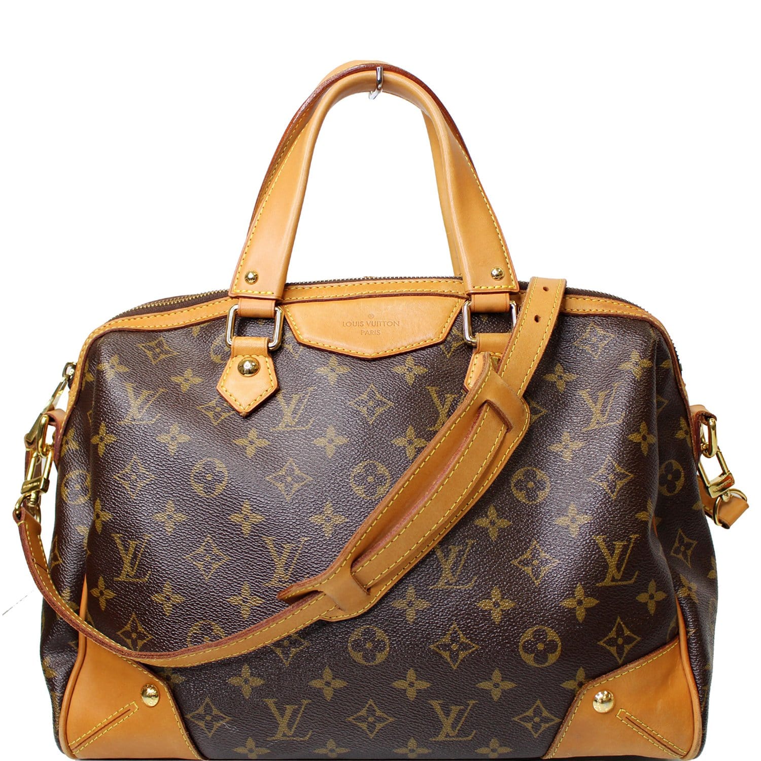 Louis Vuitton Retiro PM Mono review, Channel, Dooney & Bourke, comparing  different leathers/canvas! 