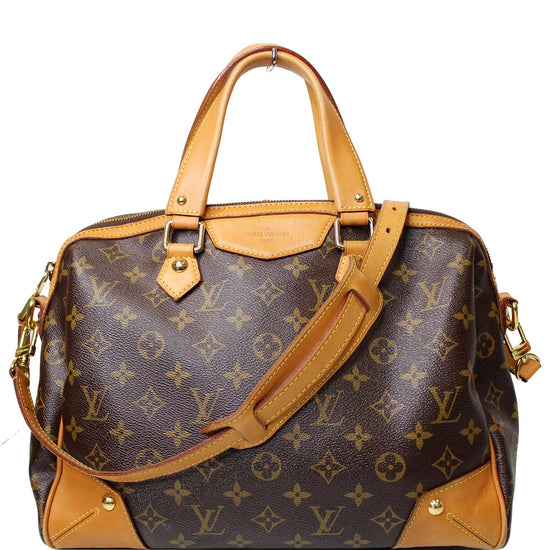 Louis Vuitton Brown Monogram Retiro PM Leather Cloth ref.206280 - Joli  Closet