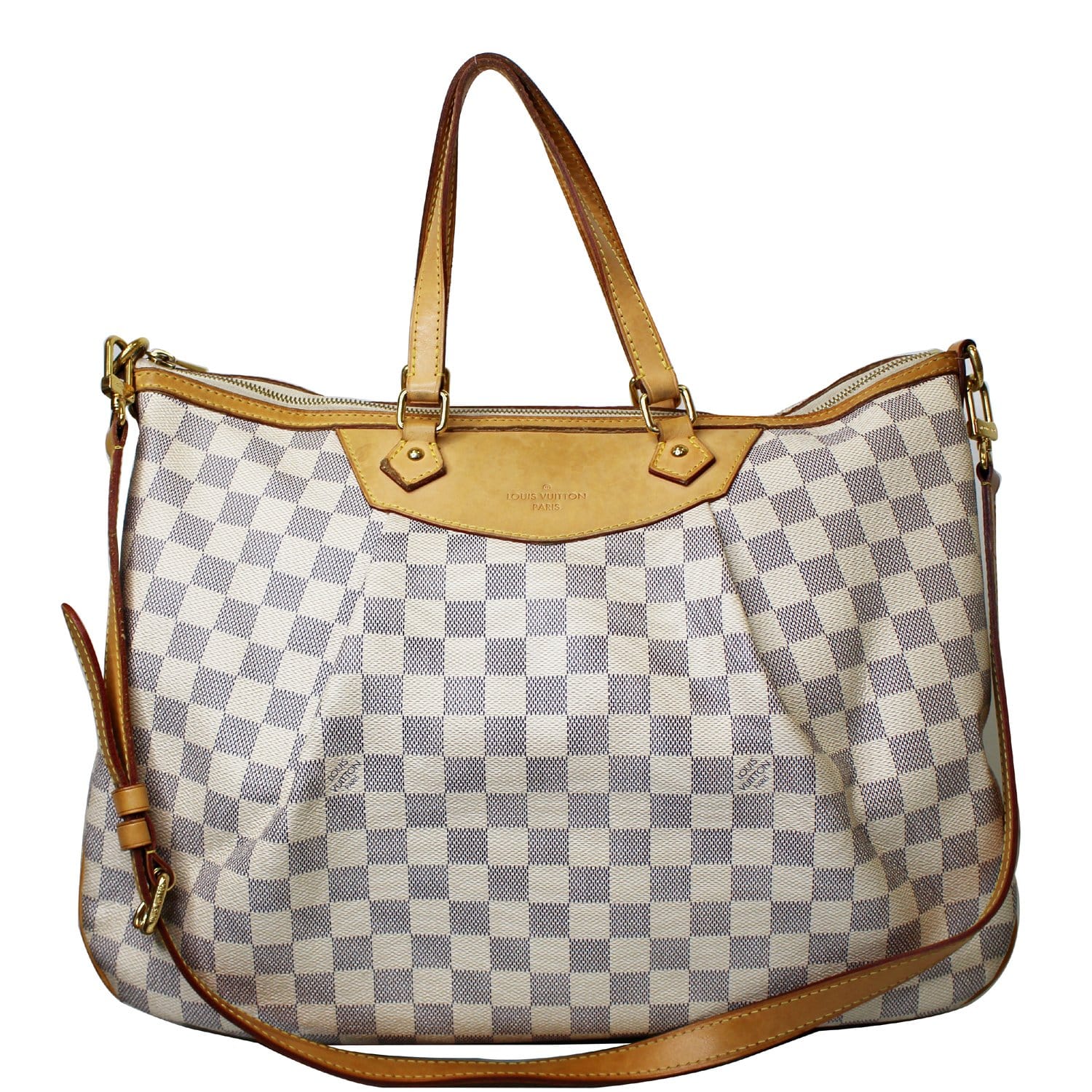 Louis Vuitton Damier Azur Canvas and Leather Siracusa MM Bag Louis