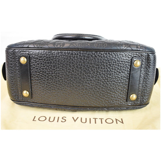 Louis Vuitton Black Limited Edition Leather Mizi Vienna Bag - ShopperBoard