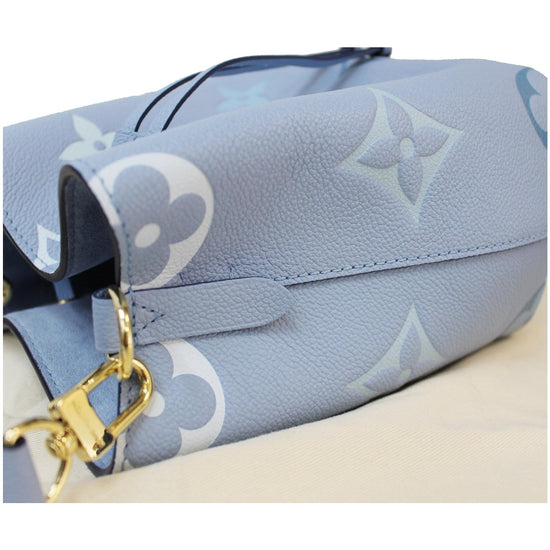 Louis Vuitton Neonoe BB Summer Blue in Embossed Grained Cowhide