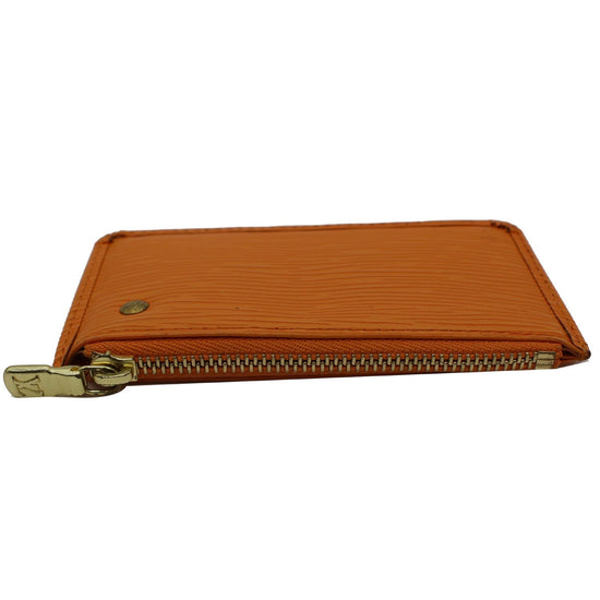 Louis Vuitton Epi Leather Checkbook Holder - Orange Wallets