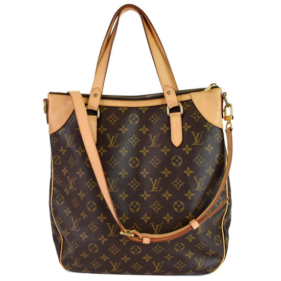 LOUIS VUITTON Odeon GM Monogram Canvas Shoulder Bag Brown