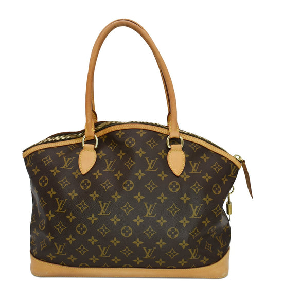 LOUIS VUITTON Monogram Canvas Lockit Horizontal Bag.Used in good condition.