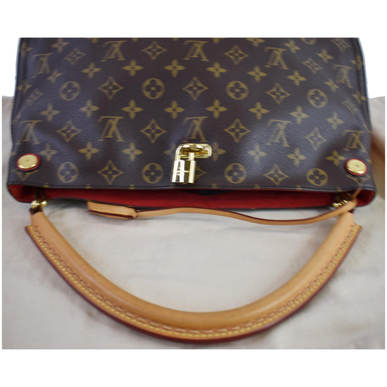 LOUIS VUITTON LV Egg Souple Monogram Canvas 2way Shoulder Bag Brown