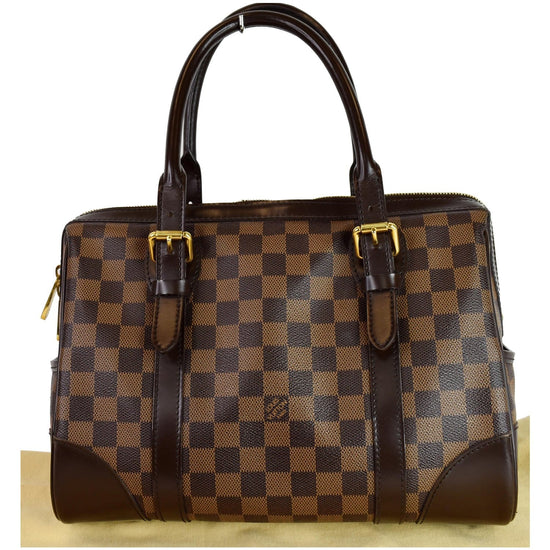 Authentic Louis Vuitton Damier Ebene Berkeley Hand Bag
