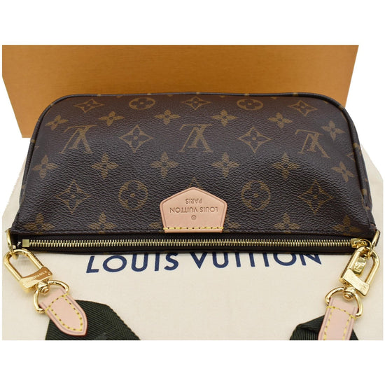 LOUIS VUITTON Multi Pochette Accessories Shoulder Bag Khaki Brown