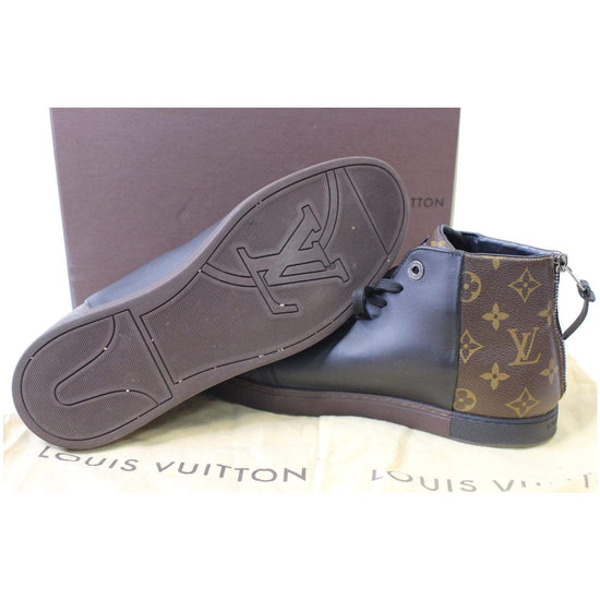 Louis Vuitton Shadow Infini Black on Black Monogram High Top Calf