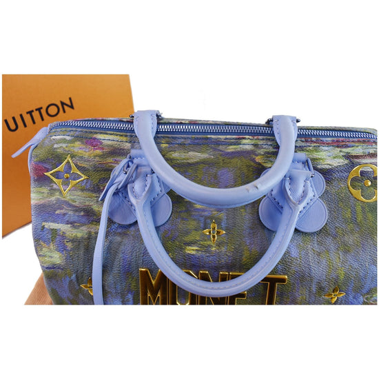 LOUIS VUITTON Masters Monet Speedy 30 1231557