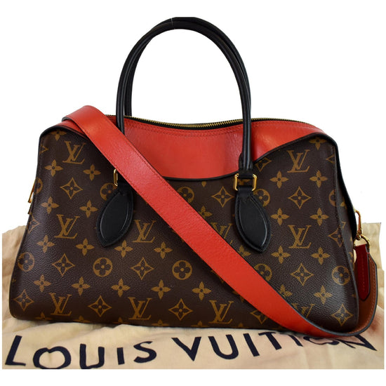 Tuileries leather handbag Louis Vuitton Brown in Leather - 25212714