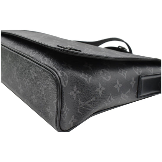 Louis Vuitton, Bags, Louis Vuitton District Messenger Bag Monogram  Eclipse Canvas Pm Black