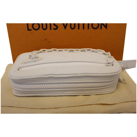 Louis Vuitton 2018 Pre-Owned Pochette Volga Clutch Bag - White for Women
