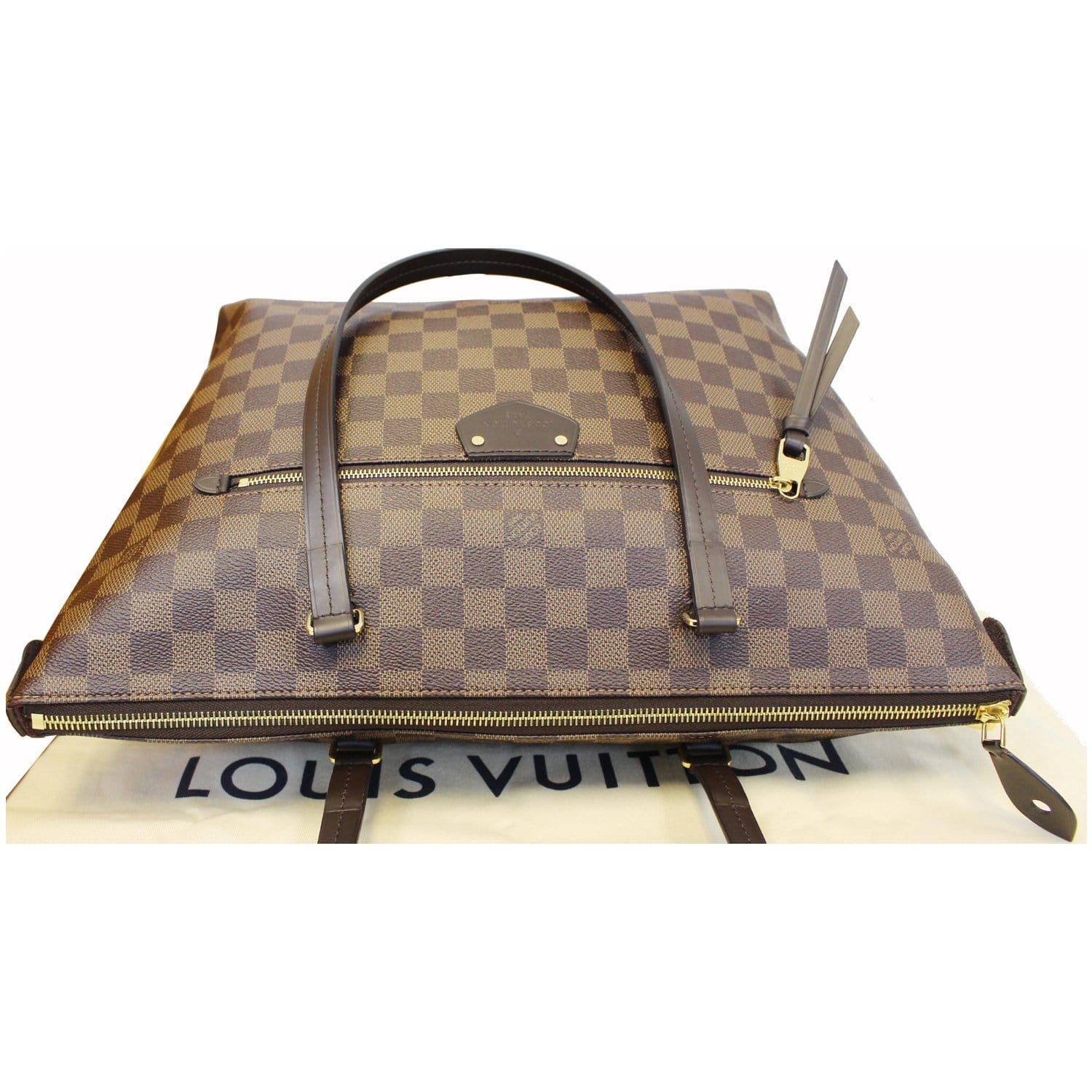 LOUIS VUITTON Iena PM Damier Ebene Shoulder Bag Brown-US