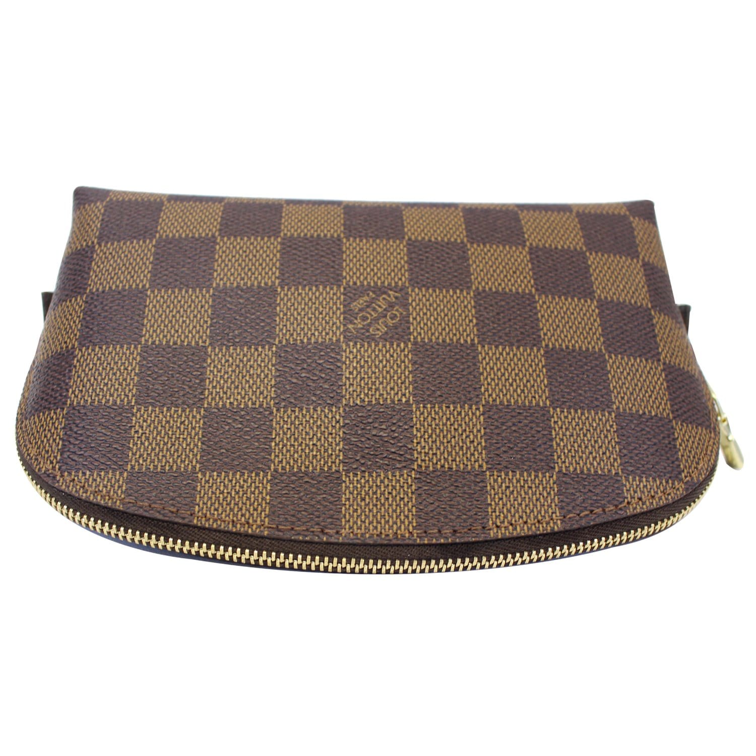 Auth Louis Vuitton Damier Azur Pochette Cosmetic GM Women's Pouch