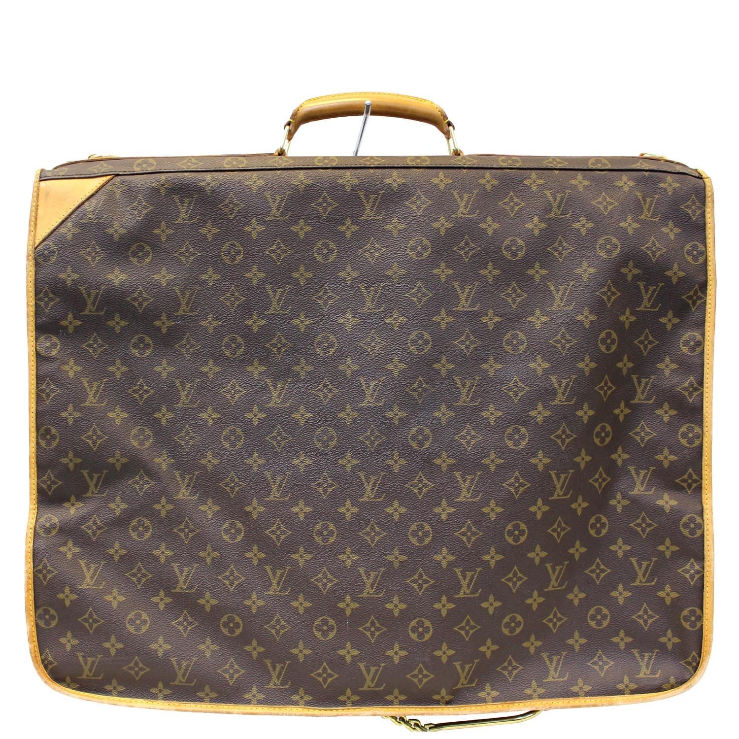 Excellent Louis Vuitton Monogram Portable Bandouliere Garment Suit Bag  Luggage