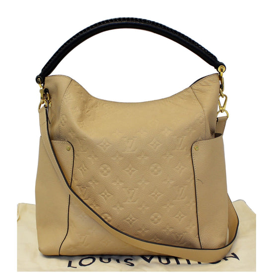 Leather purse Louis Vuitton Beige in Leather - 34751303