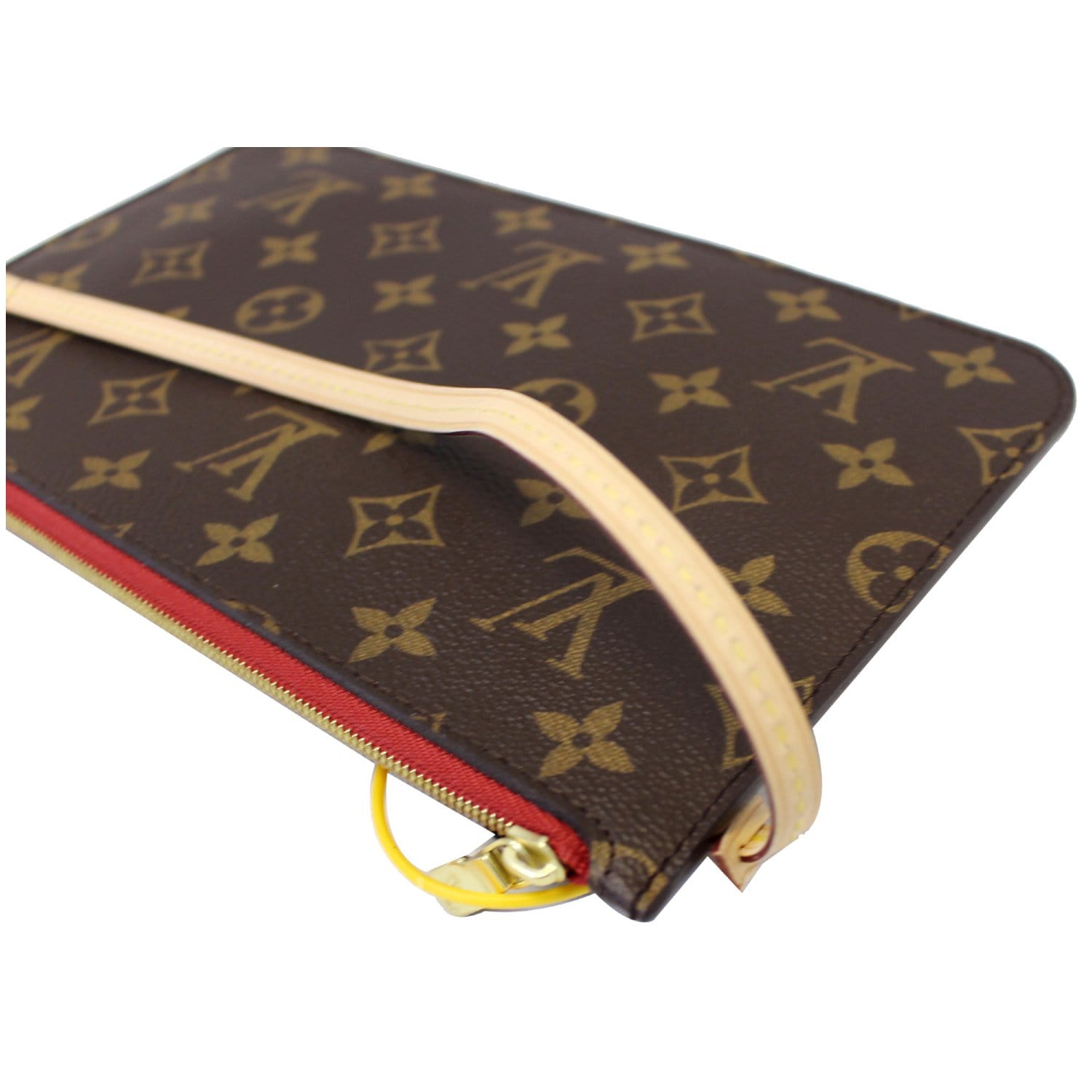 LOUIS VUITTON Pochette Wristlet Pouch Monogram Canvas Neverfull MM/GM-US