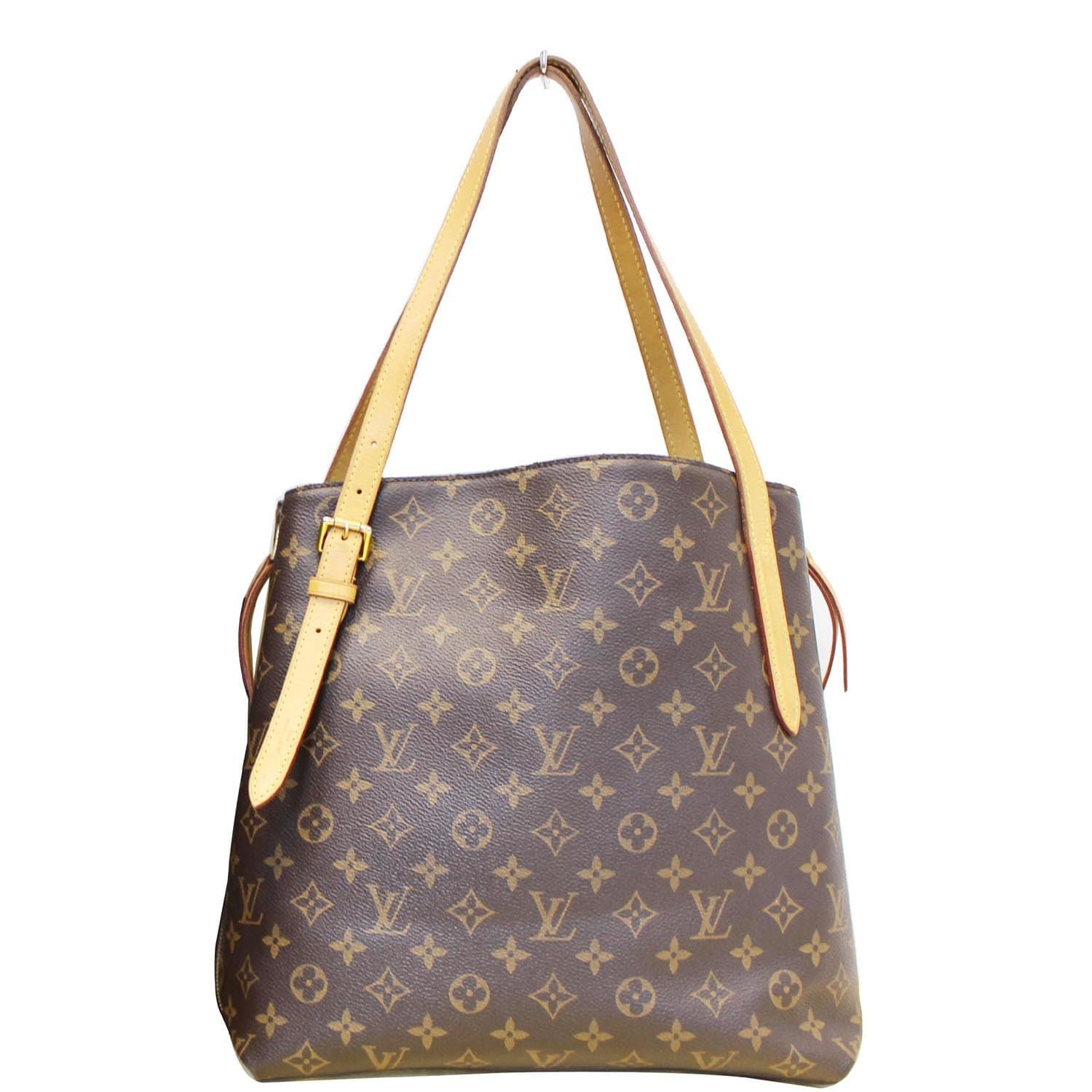 Louis Vuitton shoulder bag in brown checkered canvas, garniture en métal  doré Cloth ref.434704 - Joli Closet