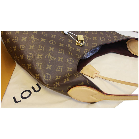 LOUIS VUITTON Monogram Flower Hobo Beige 244170