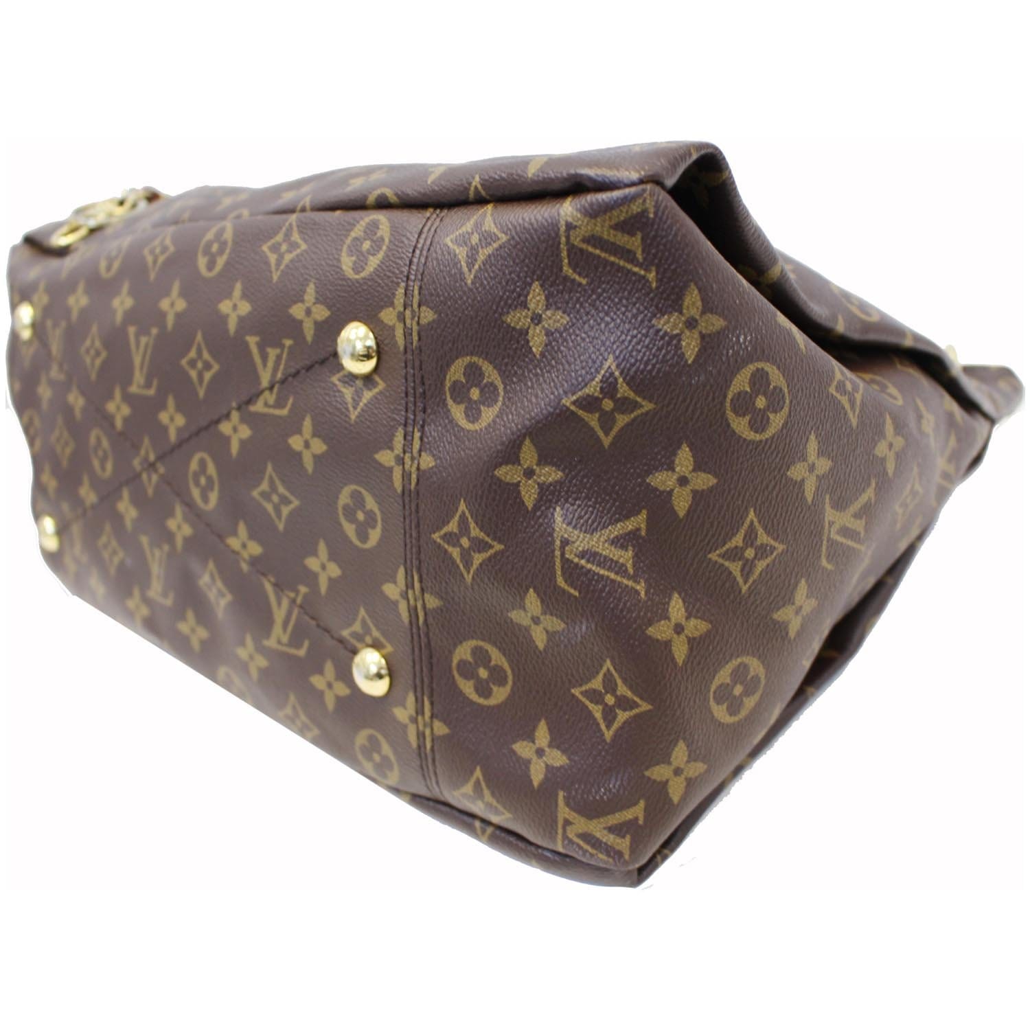 LOUIS VUITTON Artsy MM Monogram Canvas Shoulder Bag Brown-US