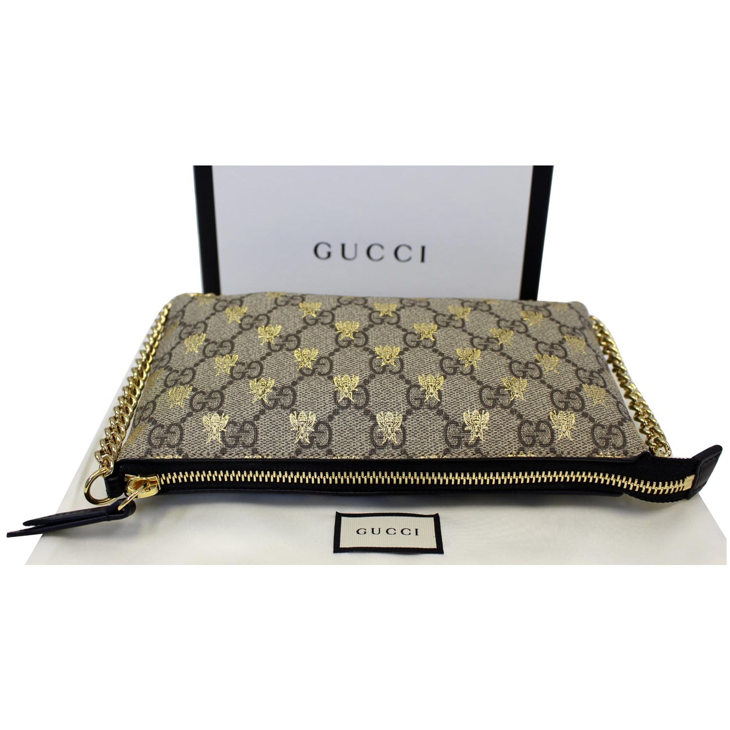 gucci gold bee bag