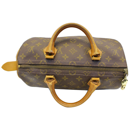 Louis Vuitton Handbag VINTAGE French Company Speedy 30 Monogram