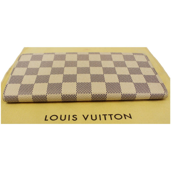 Louis Vuitton Emilie Wallet Rose Ballerine Damier Azur