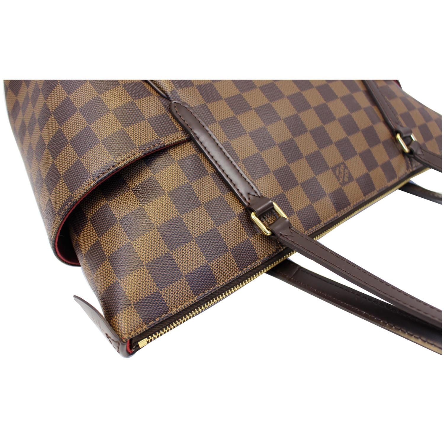 LOUIS VUITTON Totally MM Damier Ebene Shoulder Handbag-US