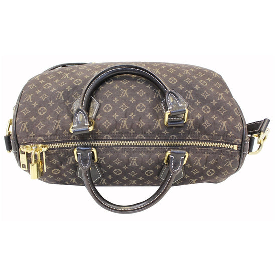 Speedy 30 LOUIS VUITTON monogram Idylle, grey fabric For Sale at