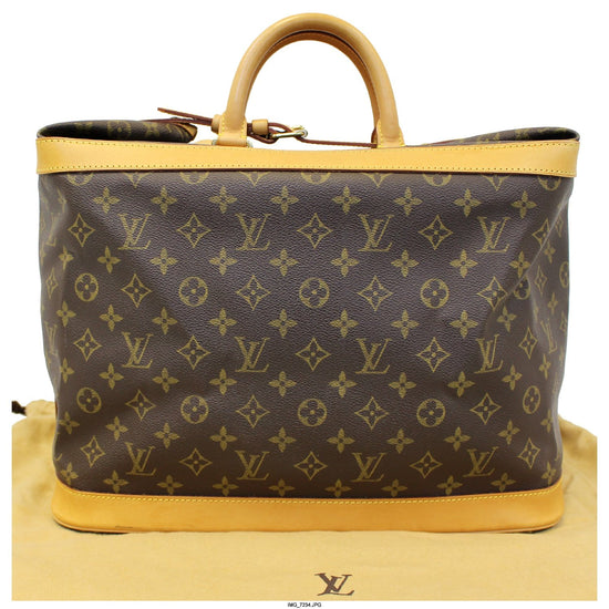 Louis Vuitton Cruiser 50 Travel Bag in Brown Monogram Canvas and