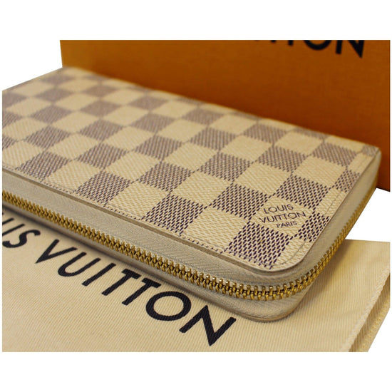 LOUIS VUITTON Damier Azur Zippy Organizer Long Wallet N60012 LV Auth th3380  ref.822040 - Joli Closet