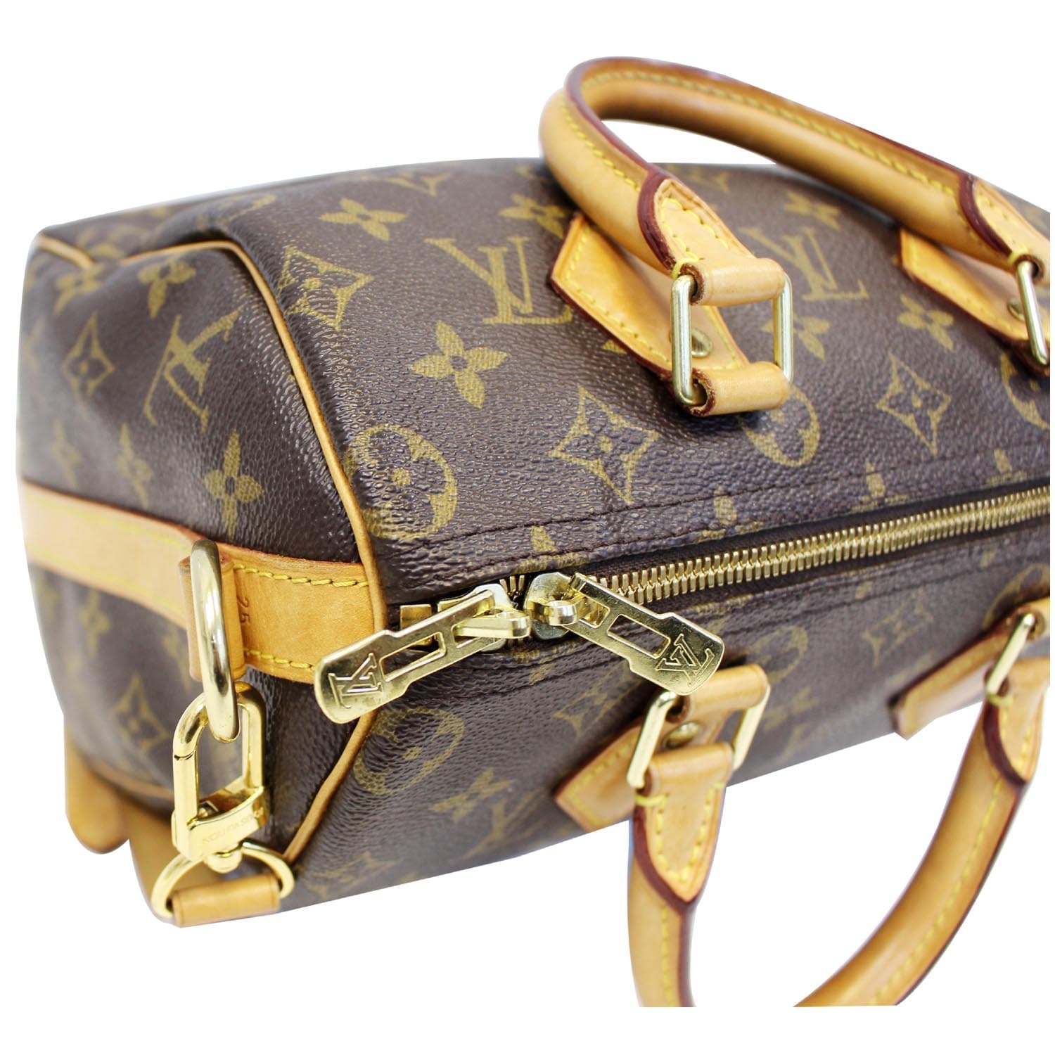 Louis Vuitton Speedy 25 Bandouliere Monogram Canvas Shoulder Bag Us