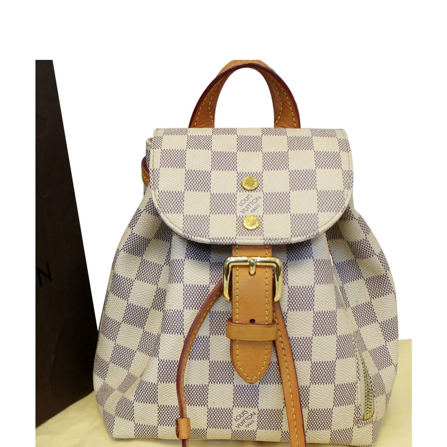 LOUIS VUITTON Sperone BB Damier Azur Backpack Bag-US