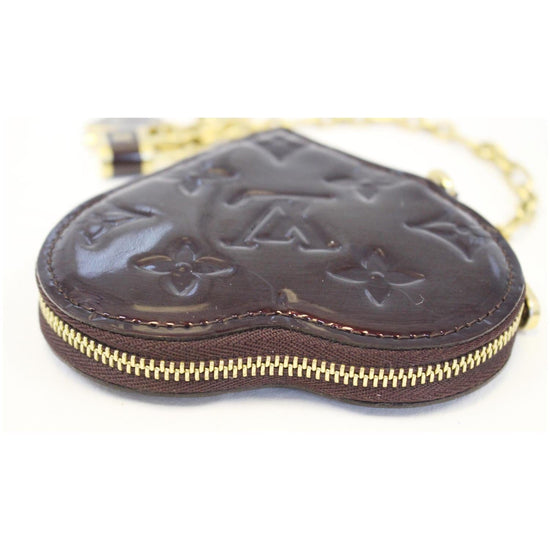 Louis Vuitton Vernis Monogram Heart Coin Pouch – For The Love of