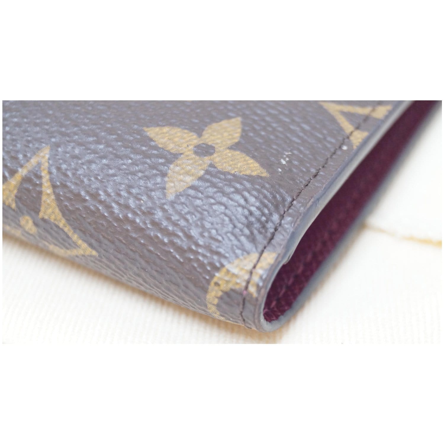 LOUIS VUITTON Adele Monogram Canvas Compact Wallet Brown-US