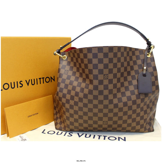 LOUIS VUITTON Graceful MM Damier Ebene Shoulder Bag-US