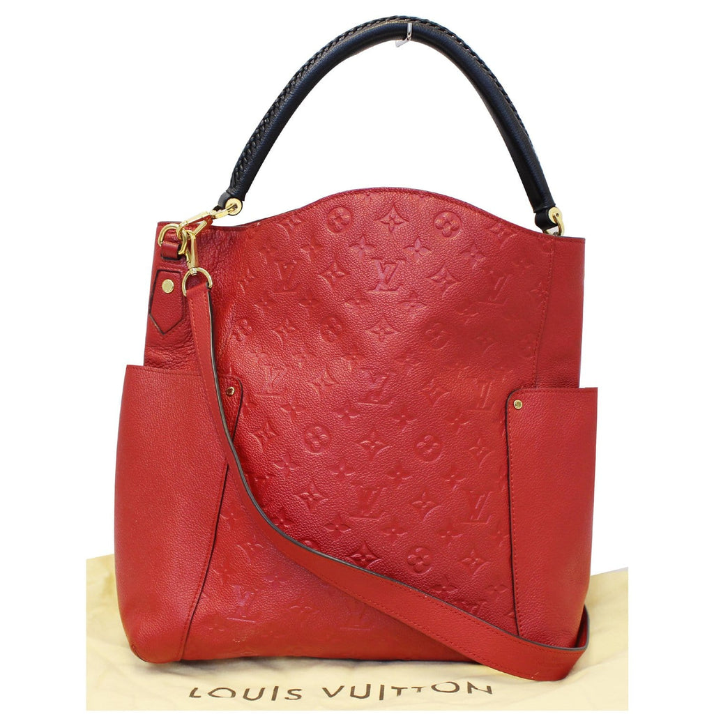 Louis Vuitton Monogram Empreinte Leather NéoNoé MM Navy and Red - A World  Of Goods For You, LLC