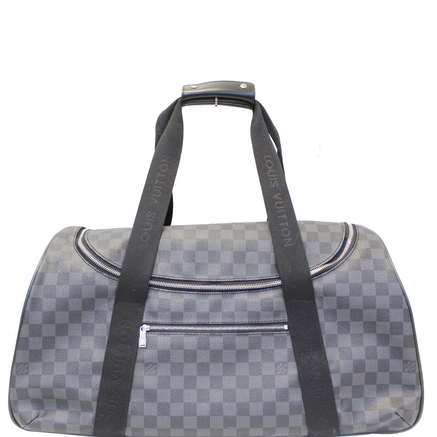 LOUIS VUITTON Neo Eole 55 Damier Graphite Rolling Duffle Bag Black