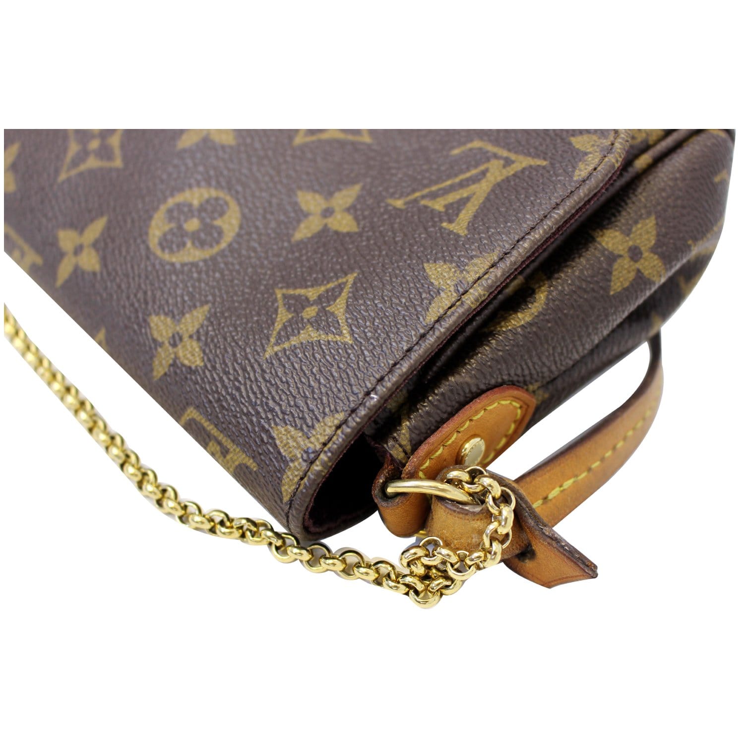 LOUIS VUITTON Favorite PM Monogram Canvas Crossbody Bag Brown-US