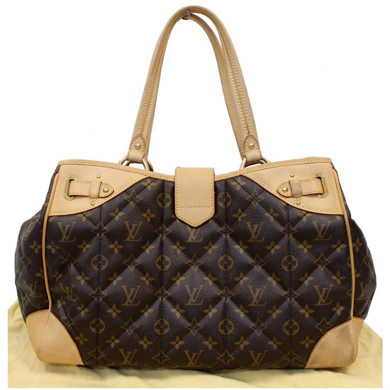 Louis Vuitton - Authenticated Etoile Shopper Handbag - Leather Brown for Women, Good Condition