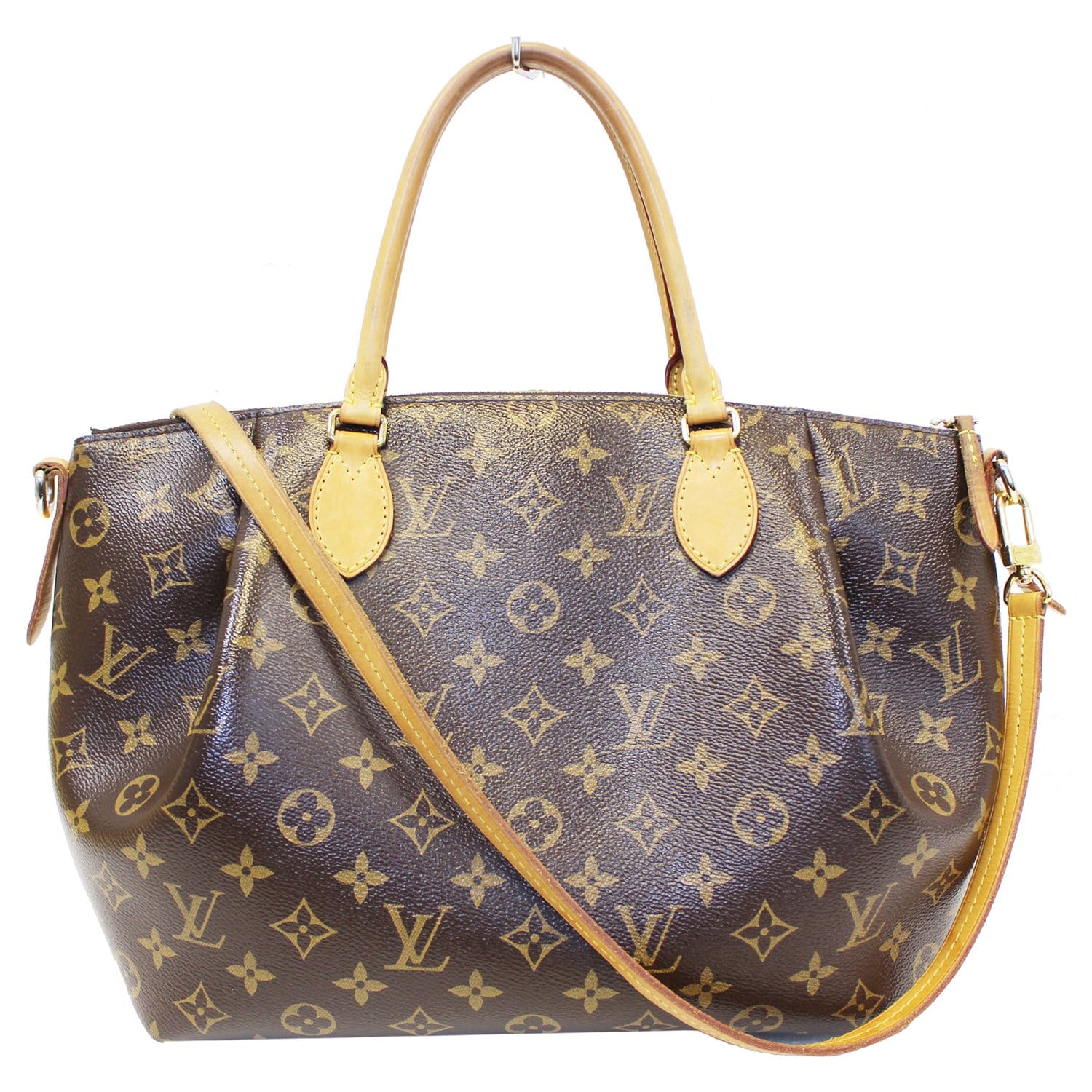 LOUIS VUITTON Turenne MM Monogram Canvas 2 Way Shoulder Bag Brown