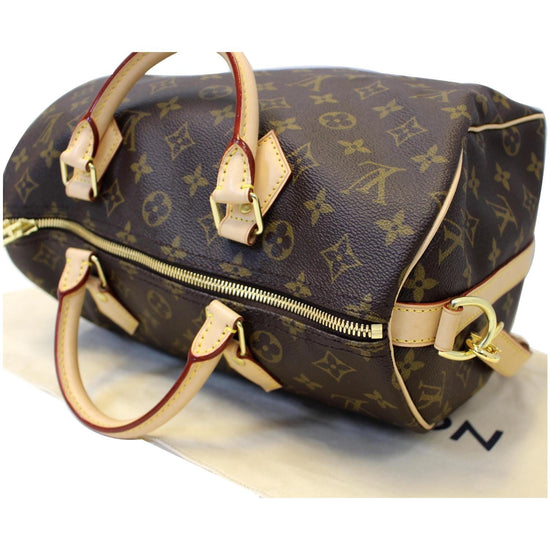 🌸LOUIS VUITTON Speedy 30 Monogram Bandouliere Shoulder Bag (BA0127)+Dust  Bag🌸