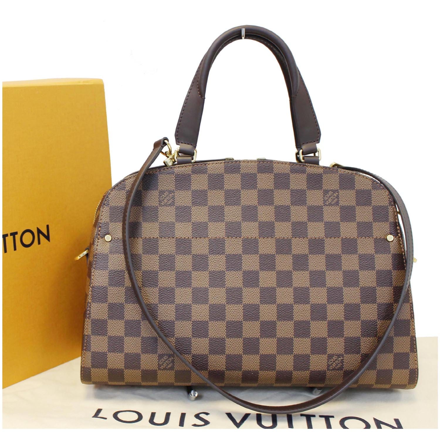 Louis Vuitton Black Leather Double Zip Documents Bag at 1stDibs