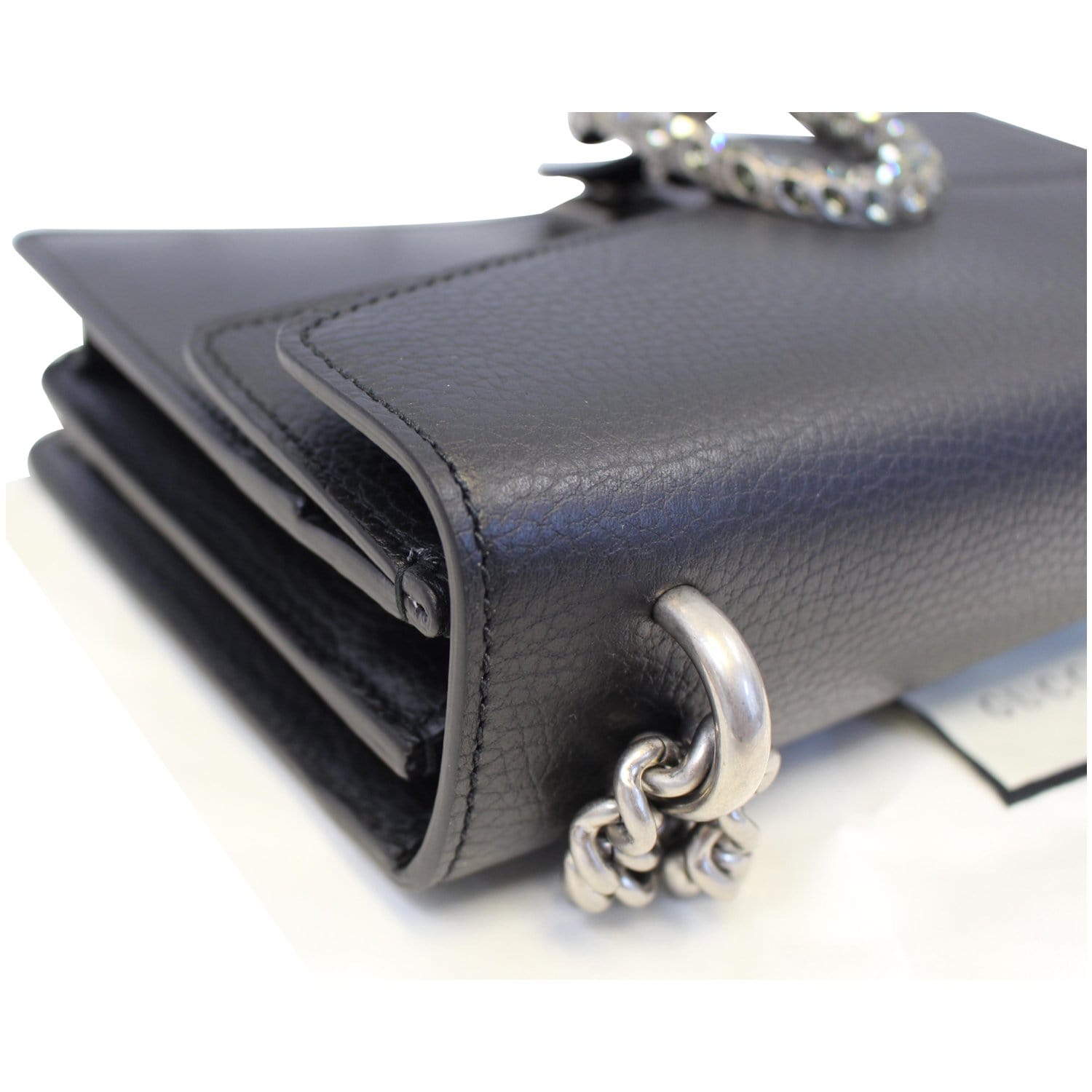 Gucci Shoulder Bag Dionysus Small Leather Black