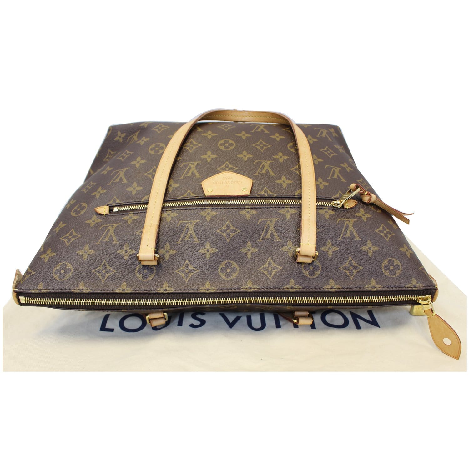 LOUIS VUITTON Iena MM Monogram Canvas Shoulder Bag Brown-US