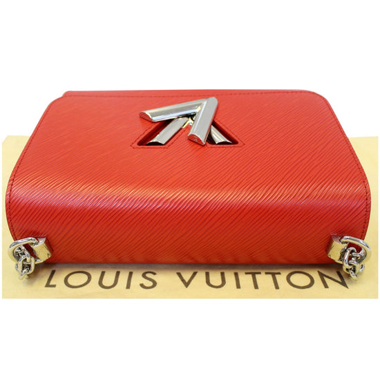 Louis Vuitton MM Leather Twist Tote Bag 2015/16 Pink Dark red ref