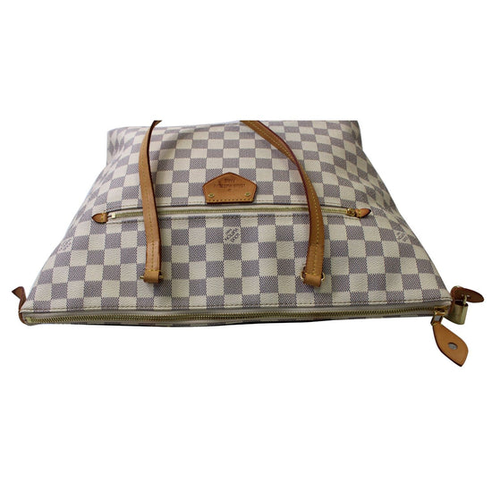 Cra-wallonieShops Revival, White Louis Vuitton Damier Here Iena Shoulder  Bag