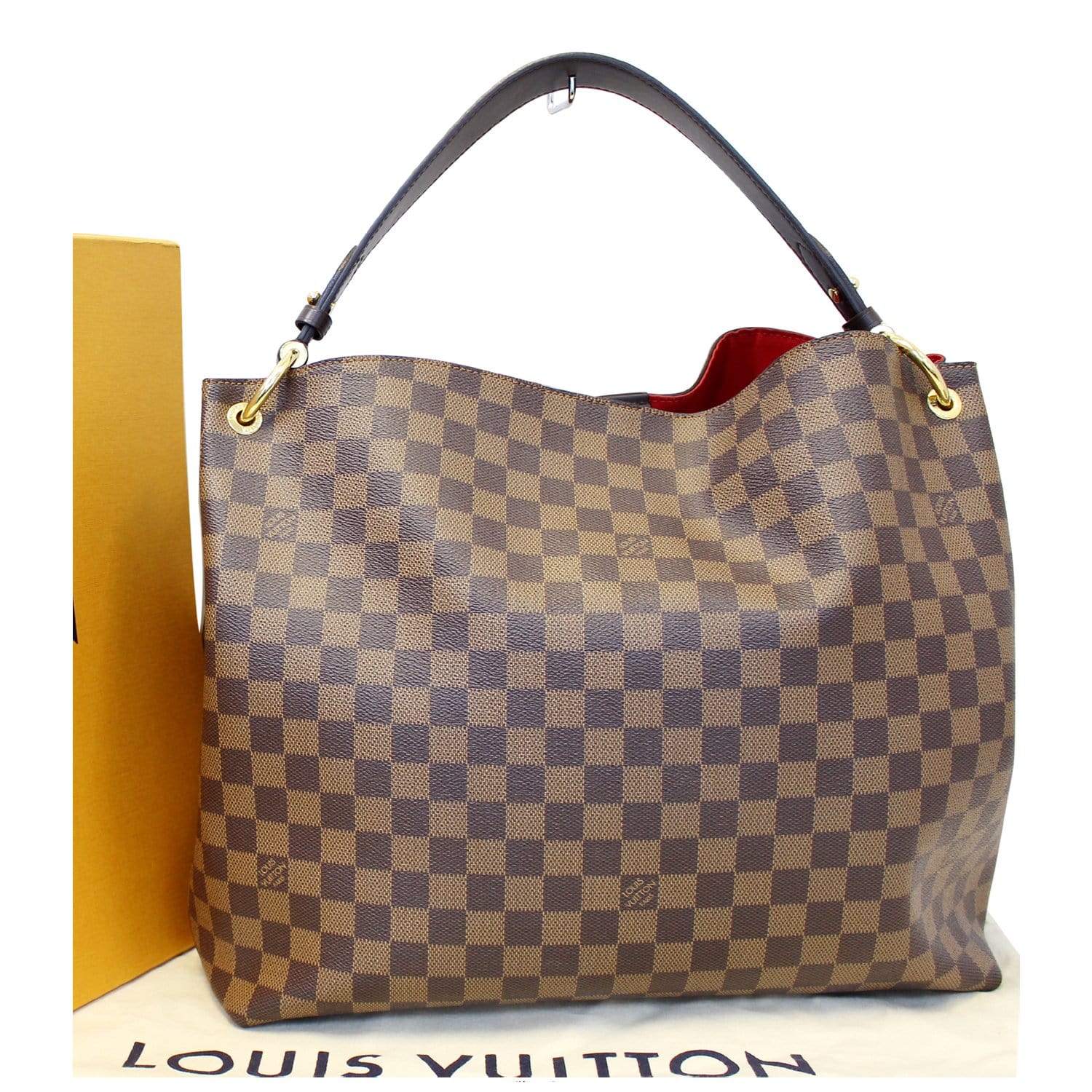 LOUIS VUITTON Graceful MM Damier Ebene Shoulder Bag-US