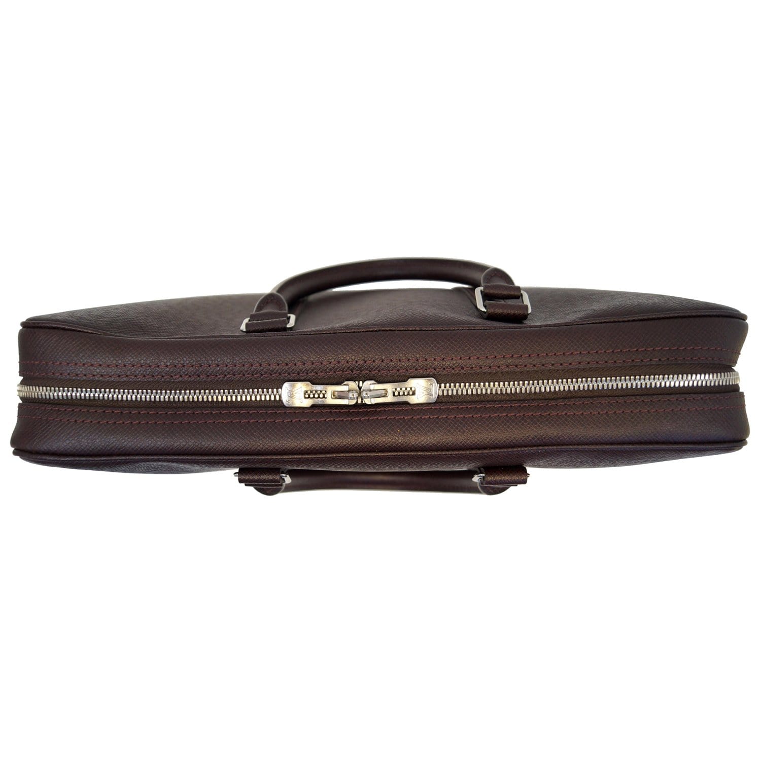 LOUIS VUITTON Porte-Documents Voyage PM Taiga Leather Briefcase